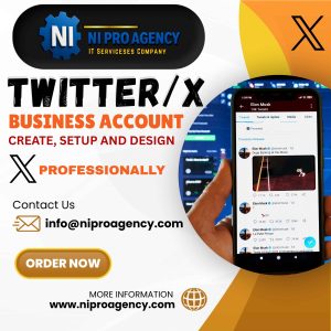 Twitter / X business account create setup and design Professionally