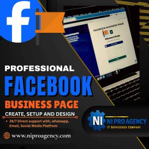 Facebook business page create setup and design
